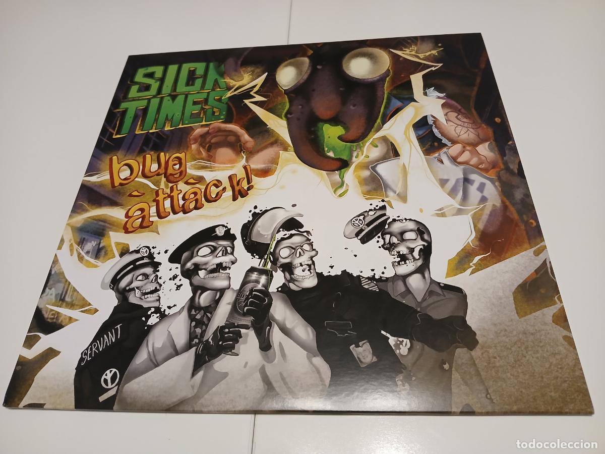 Discos de vinilo: SICK TIMES / BUG ATTACK! -SICK TIMES / BUG ATTACK!- (2021) LP DISCO VINILO - Foto 1