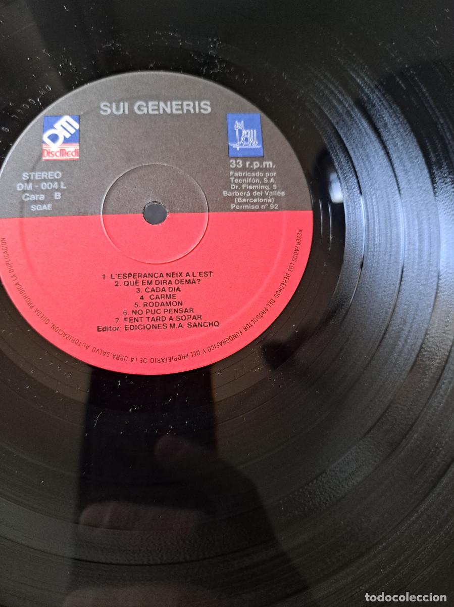 Discos de vinilo: LP SUI GENERIS 1982 VINIL - Foto 4