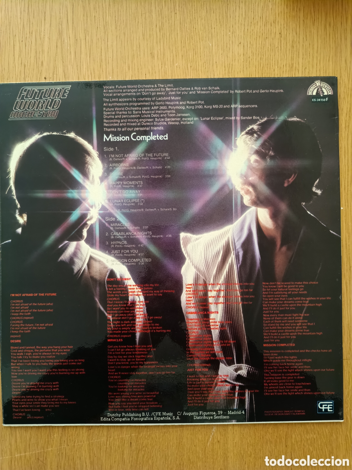 Discos de vinilo: Future World Orchestra LP Mission Completed - Foto 2