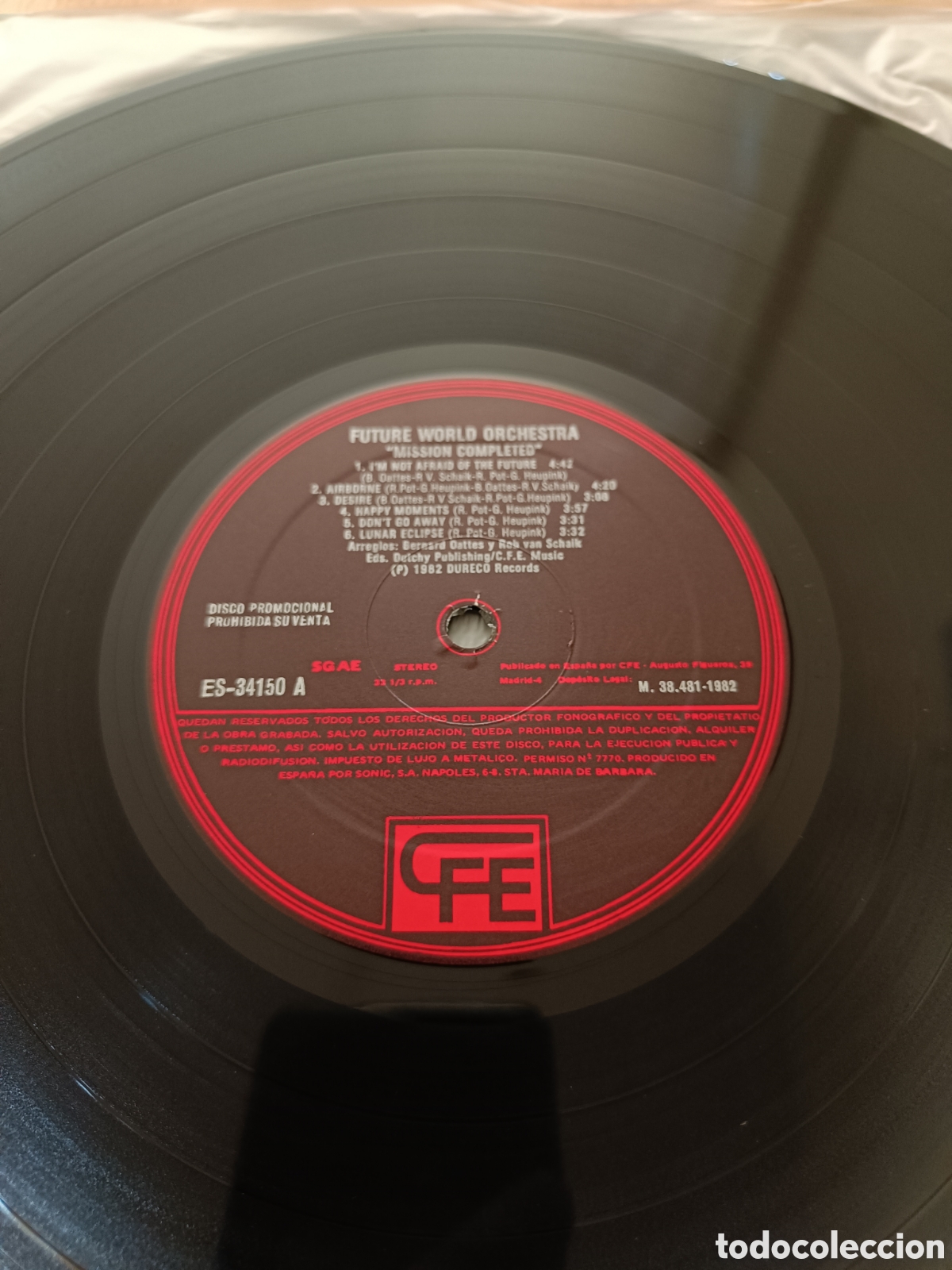 Discos de vinilo: Future World Orchestra LP Mission Completed - Foto 4