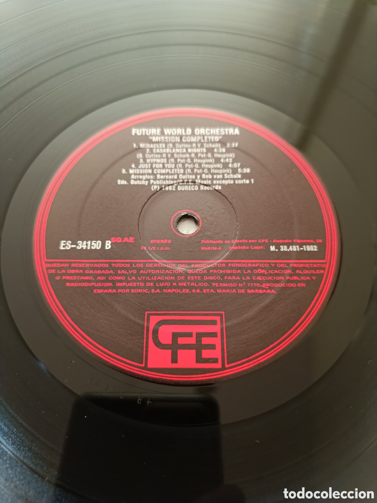 Discos de vinilo: Future World Orchestra LP Mission Completed - Foto 6