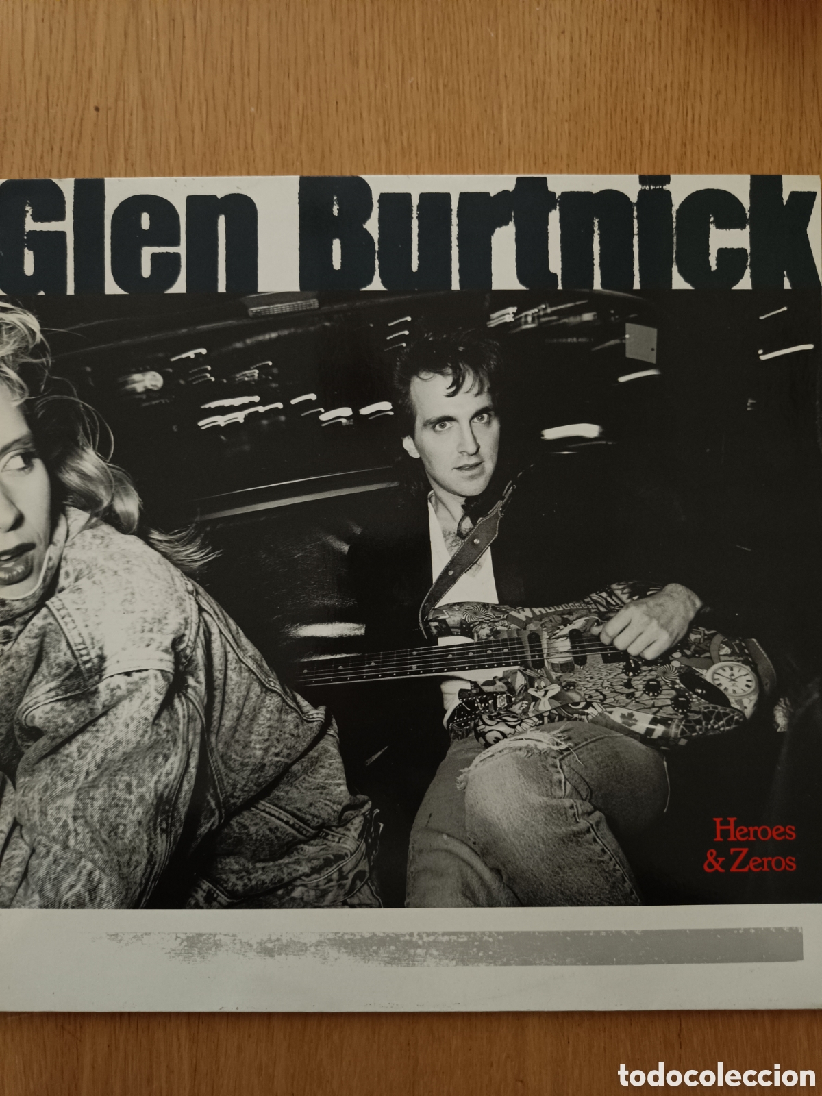 Discos de vinilo: Glen Burtnick LP H&eacute;roes & Zeros - Foto 1