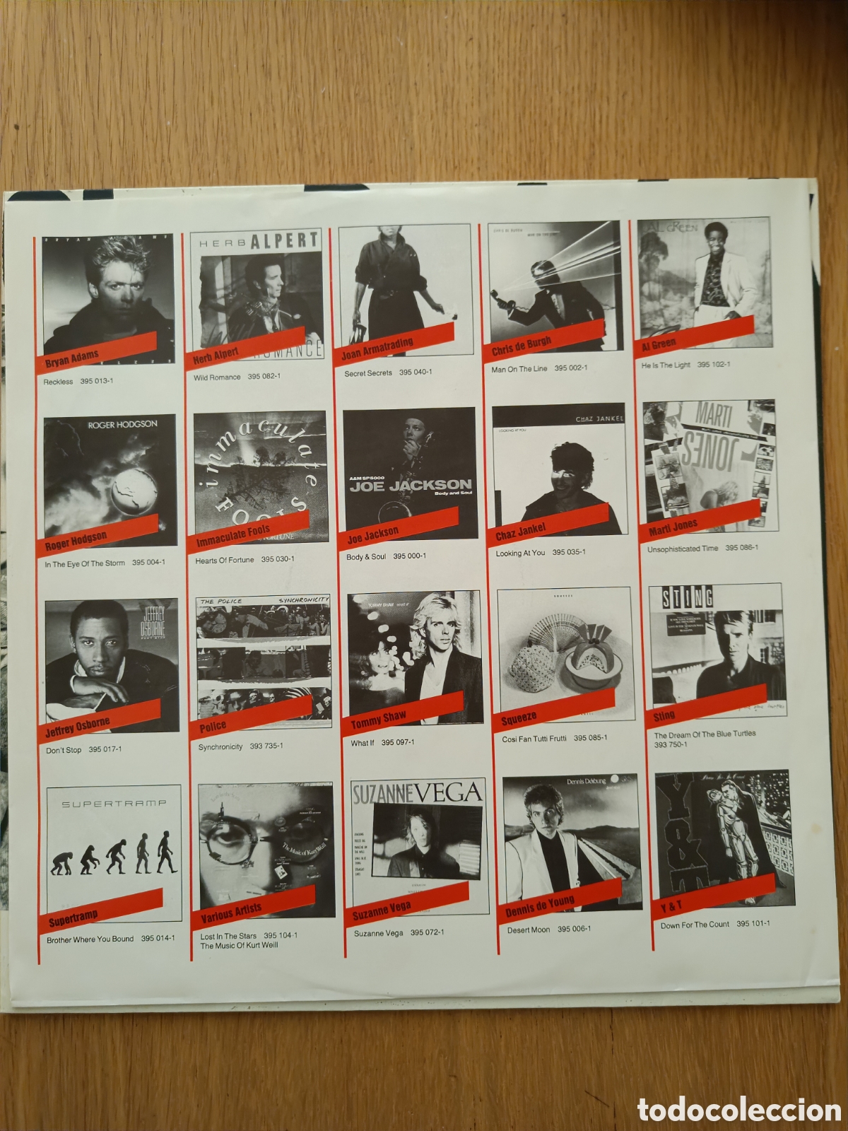 Discos de vinilo: Glen Burtnick LP H&eacute;roes & Zeros - Foto 7