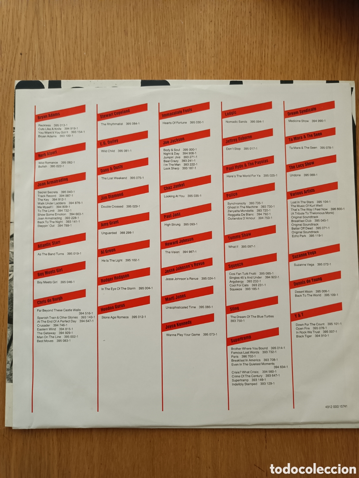Discos de vinilo: Glen Burtnick LP H&eacute;roes & Zeros - Foto 8
