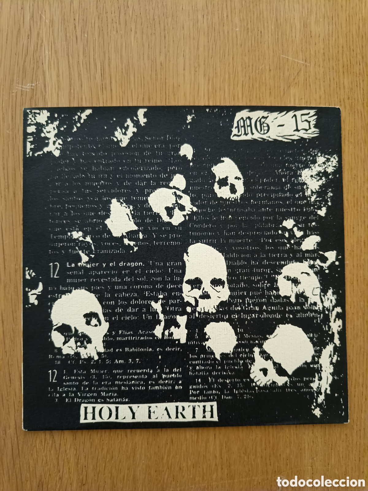 Discos de vinilo: MG-15 7&rdquo; Holy Earth (Raro) - Foto 1