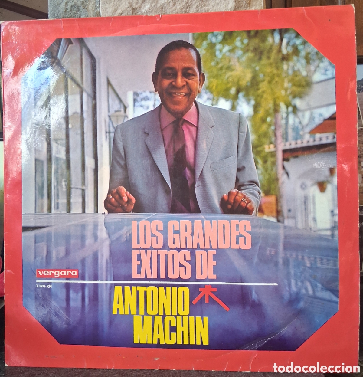 Discos de vinilo: LP- &rdquo;LOS GRANDES EXITOS DE ANTONIO MACHIN&rdquo; - Foto 1