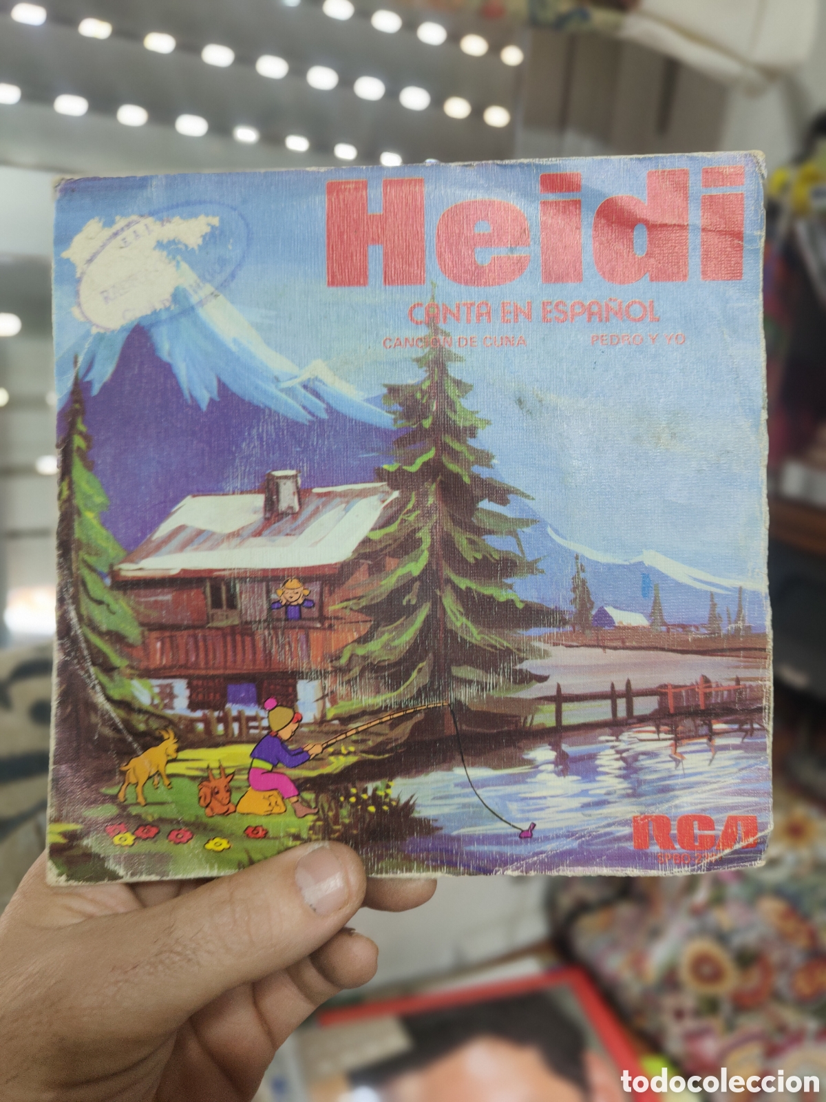 Discos de vinilo: DISCO VINILO HEIDI CANTA EN ESPA&Ntilde;OL SINGLE - Foto 1