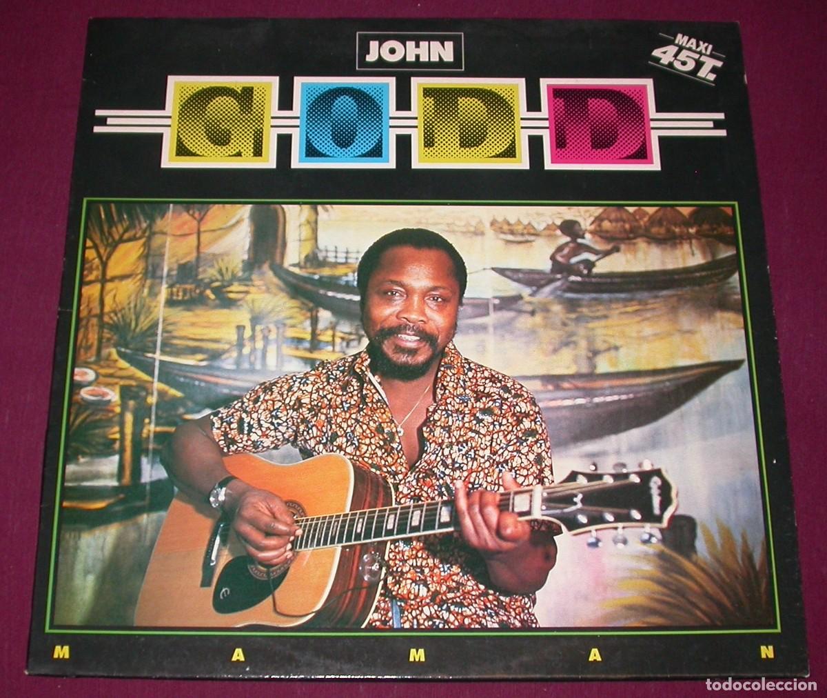 Discos de vinilo: JOHN GODD MAXI 45T MAMAN DéDICACé EX EX - Foto 1