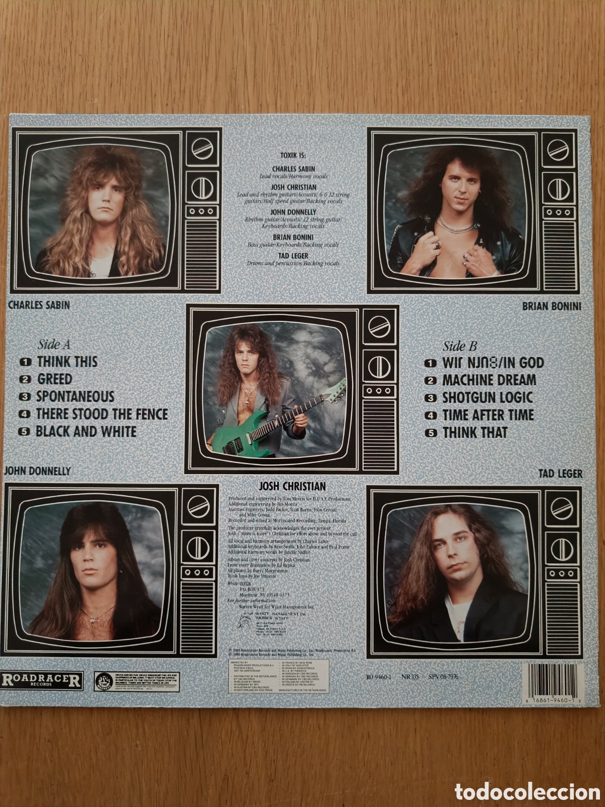 Discos de vinilo: Toxik LP Think This (1989) - Foto 2