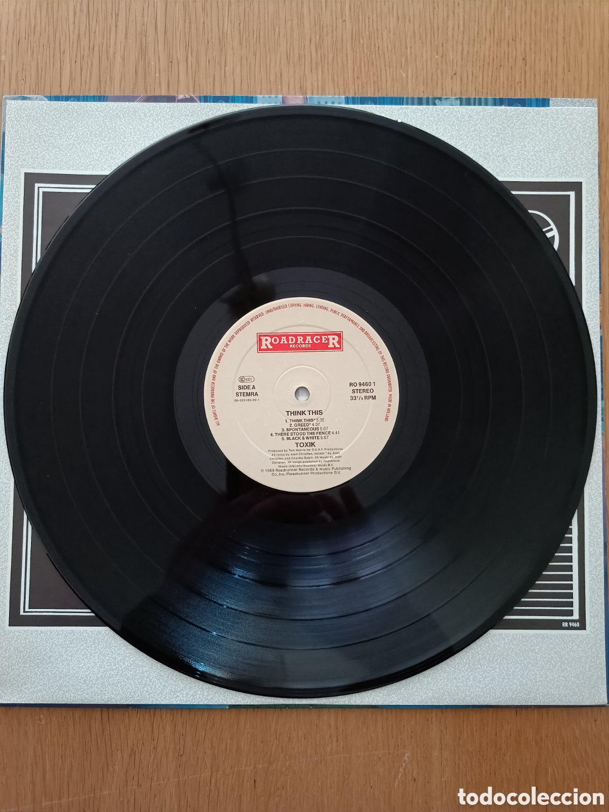 Discos de vinilo: Toxik LP Think This (1989) - Foto 3