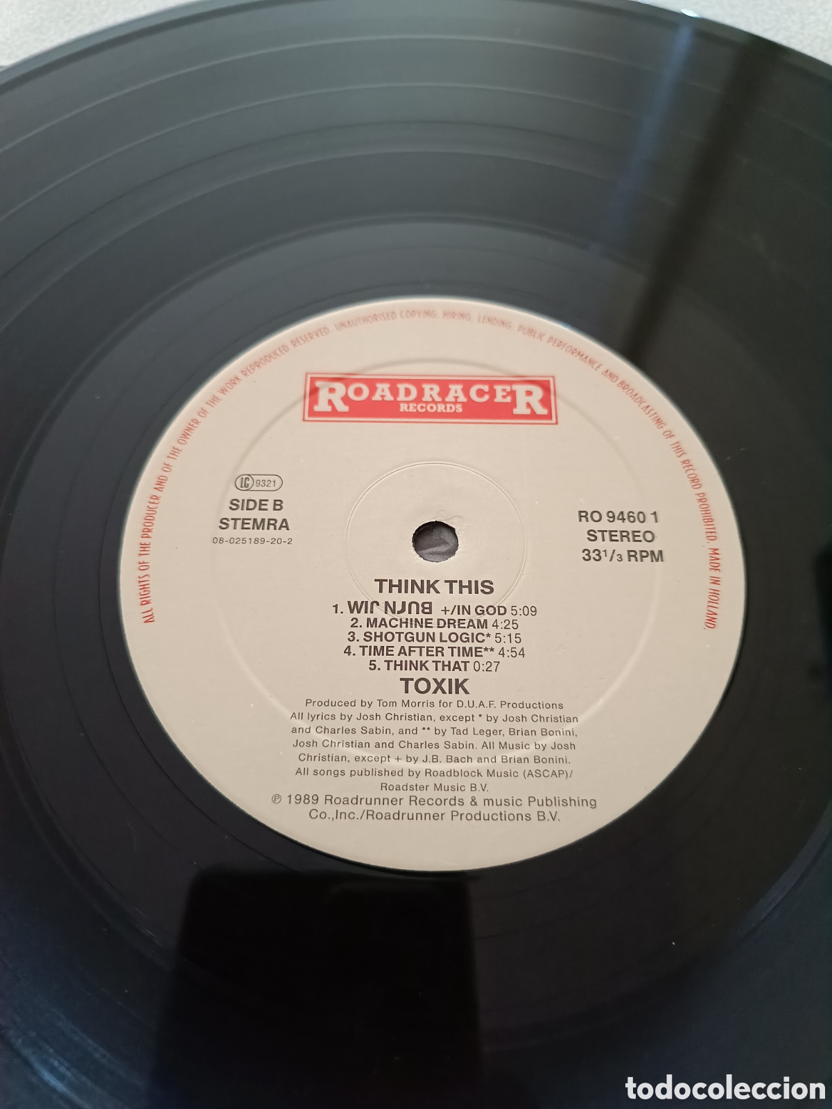 Discos de vinilo: Toxik LP Think This (1989) - Foto 6