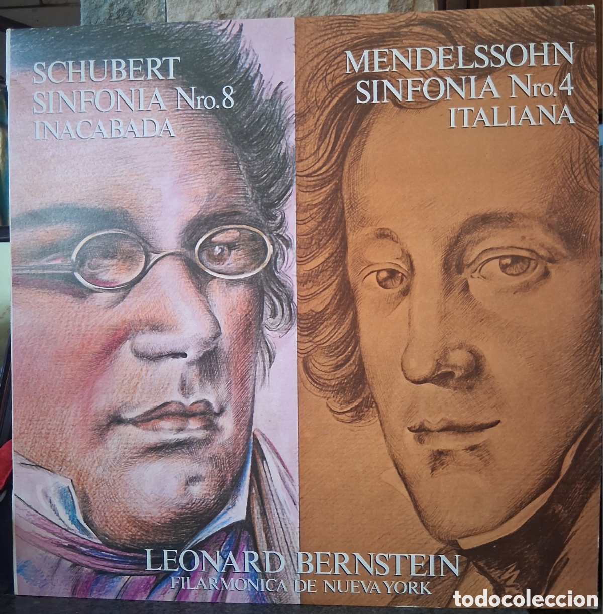 Discos de vinilo: LP-LEONARD BERNSTEIN-Filarm&oacute;nica de Nueva York. - Foto 1