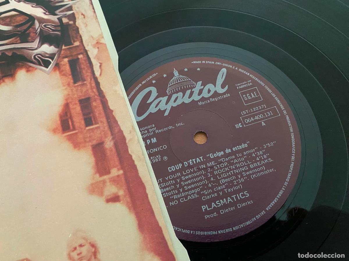 Discos de vinilo: PLASMATICS (GOLPE DE ESTADO) LP ESPA&Ntilde;A 1982 (B-53) - Foto 2