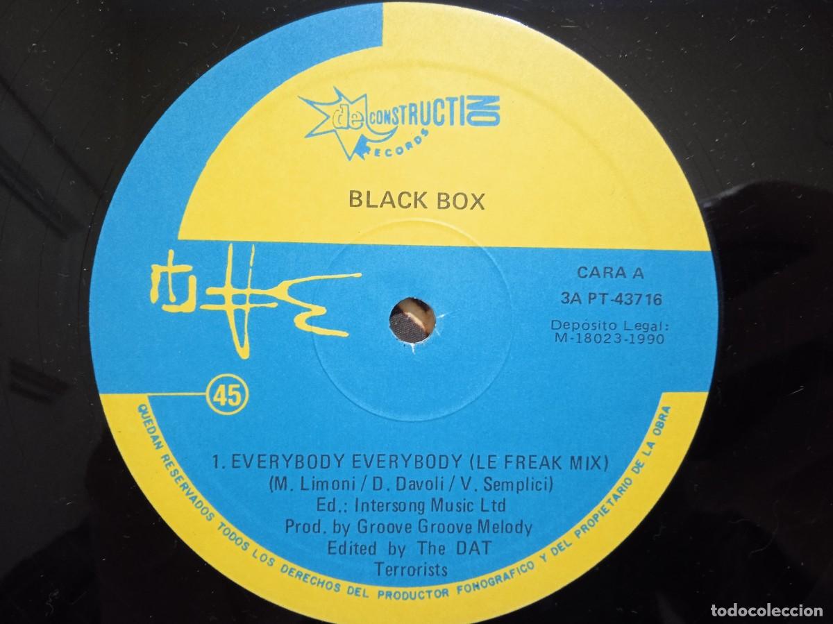 Discos de vinilo: Black Box - Everybody, Everybody - Maxi - 1990 - Foto 4