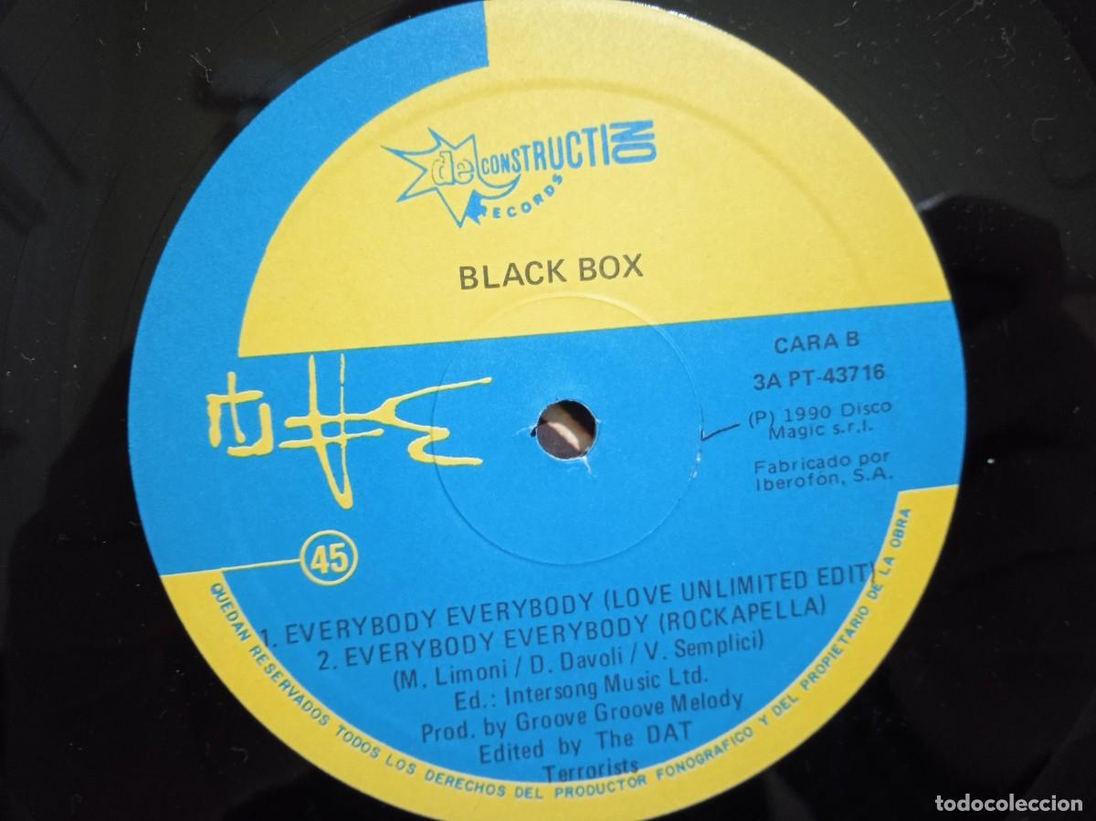 Discos de vinilo: Black Box - Everybody, Everybody - Maxi - 1990 - Foto 6