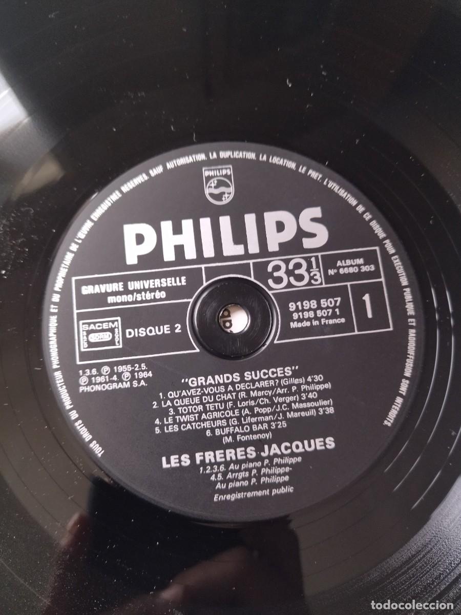 Discos de vinilo: Les Fr&egrave;res Jacques &ndash; Grands Succ&egrave;s, 2 lps - Foto 5
