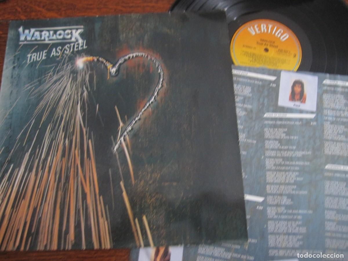 Discos de vinilo: WARLOCK &rdquo;True as Steel&rdquo; - Foto 1