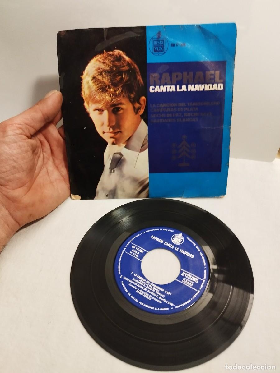 Discos de vinilo: Raphael, canta a la navidad Single 7&rdquo;. - Foto 1