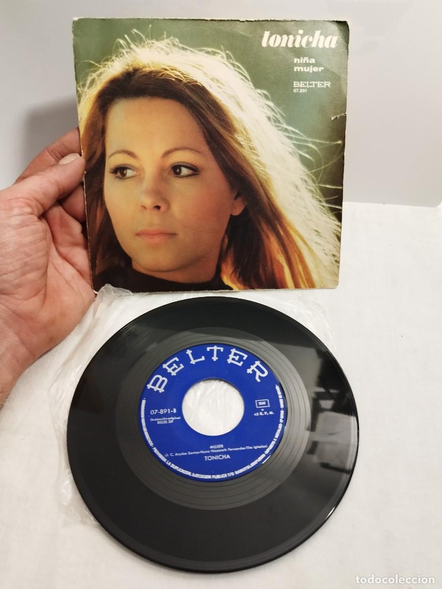 Discos de vinilo: Toni ha, ni&ntilde;a, mujer. Single 7&rdquo;. - Foto 1