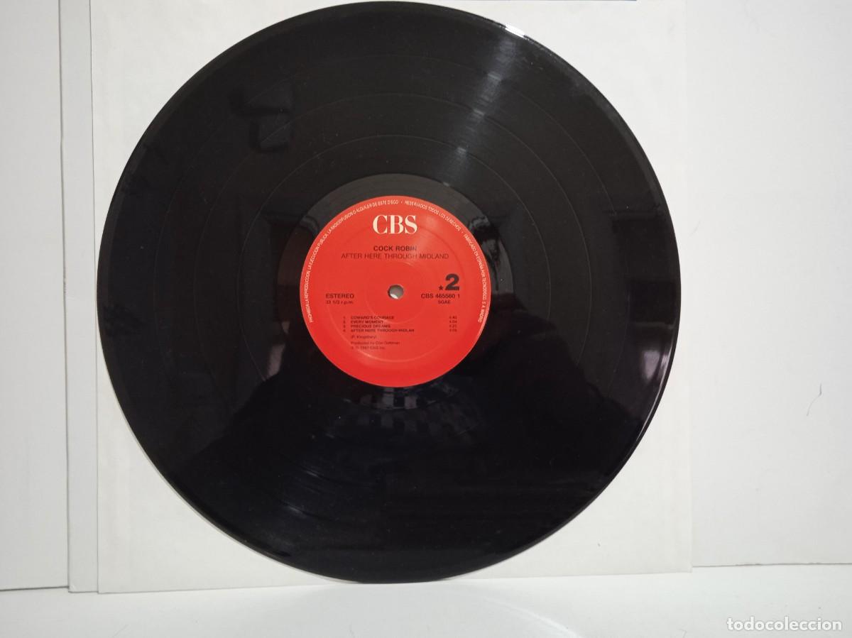 Discos de vinilo: Cock Robin - After Here Through Midland - LP - 1989 - Foto 5