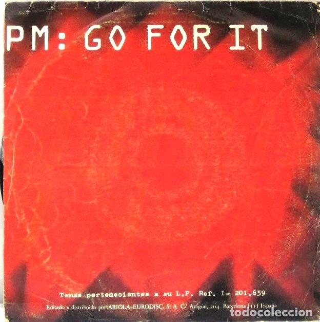 Discos de vinilo: PM - DYNAMITE - GO FOR IT - SINGLE - Foto 2
