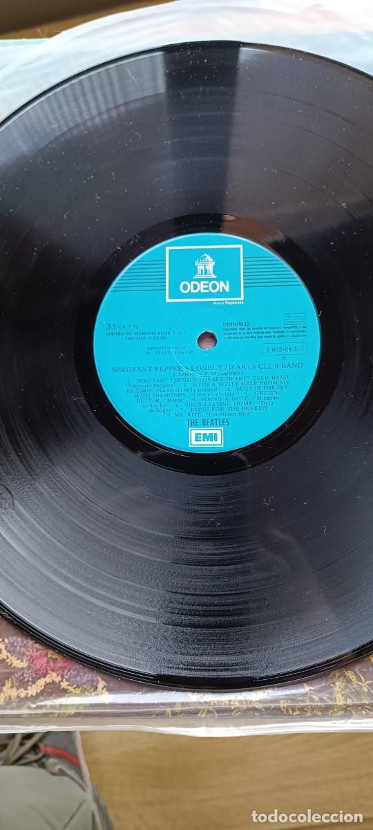Discos de vinilo: Beatles - Sgt. Peppers - est&eacute;reo - Foto 3