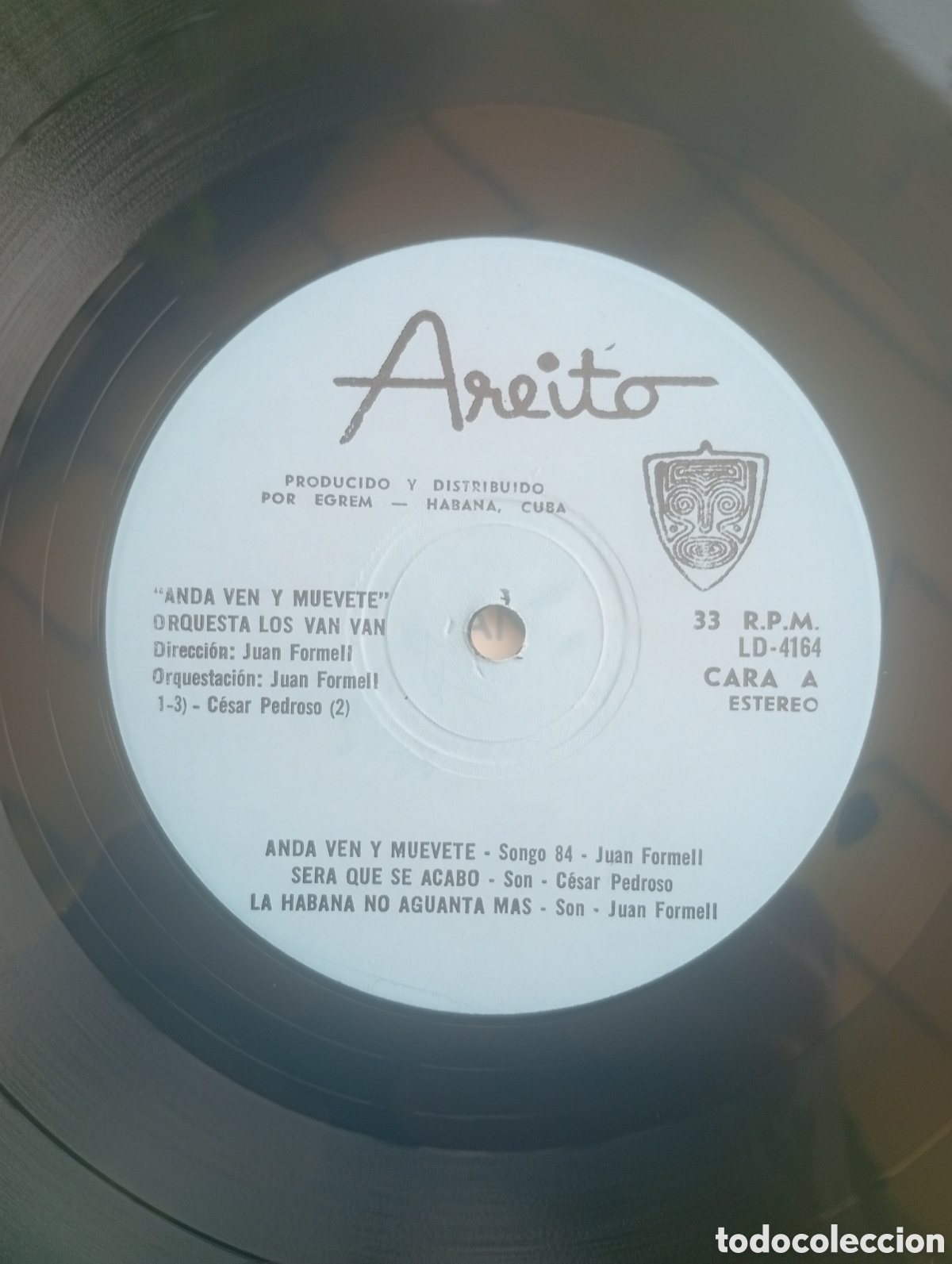 Discos de vinilo: Los Van Van - Anda ven y mu&eacute;vete, Cuba, Lp - Foto 5