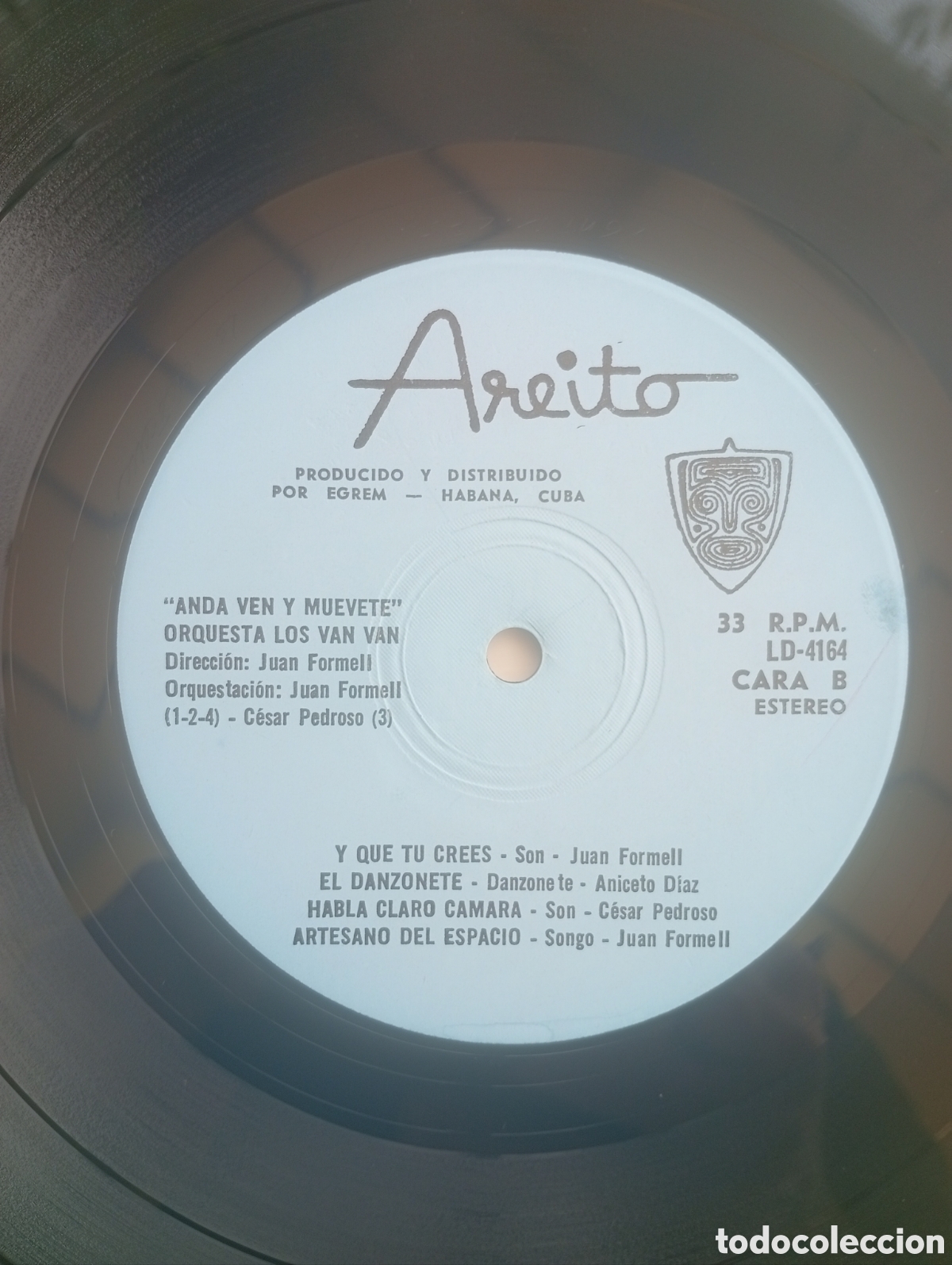 Discos de vinilo: Los Van Van - Anda ven y mu&eacute;vete, Cuba, Lp - Foto 6