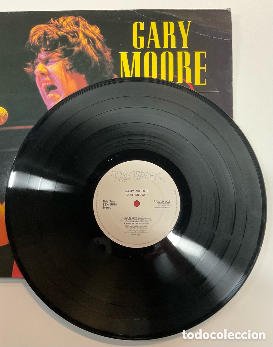 Discos de vinilo: GARY MOORE. Anthology. UK. - Foto 5