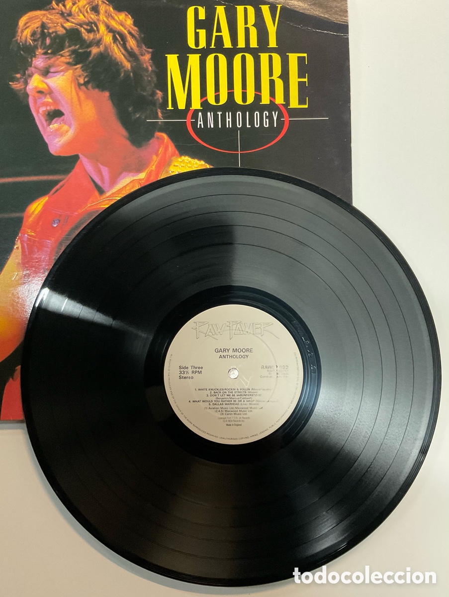 Discos de vinilo: GARY MOORE. Anthology. UK. - Foto 6