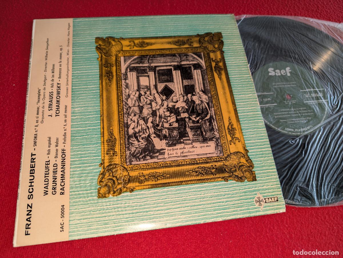 Discos de vinil: GROSSEN, Wien Viena DIR hagen SCHUBERT+STRAUSS+GRUNFIELD+WALDTEUFEL++ 25CTMS 10'' 1961 SPAIN