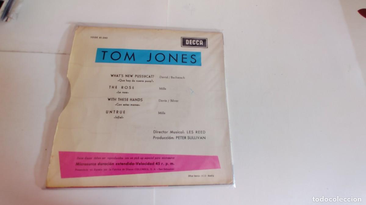 Discos de vinilo: TOM JONES-EP ALONG CAME JONES - Foto 2