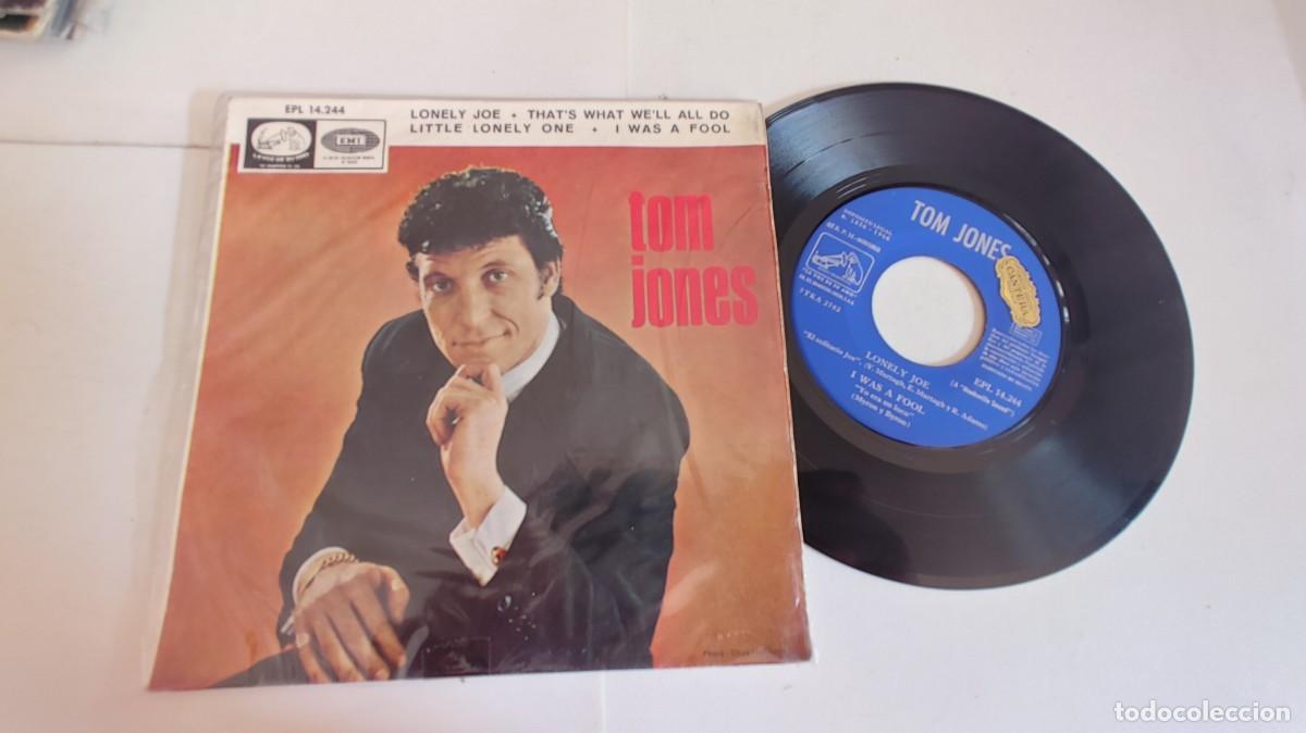 Discos de vinilo: TOM JONES-EP LONELY JOE +3 - Foto 1