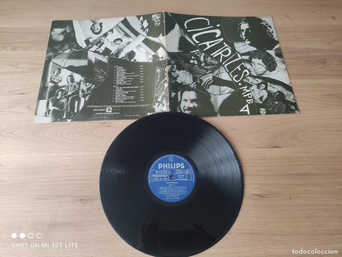 Disques de vinyle: JOYA LP ORIGINAL. CICATRIZES - MPB 4 - SELLO PHILLIPS 6349 056 - A&Ntilde;O 1972 - BRASIL - GATEFOLD.