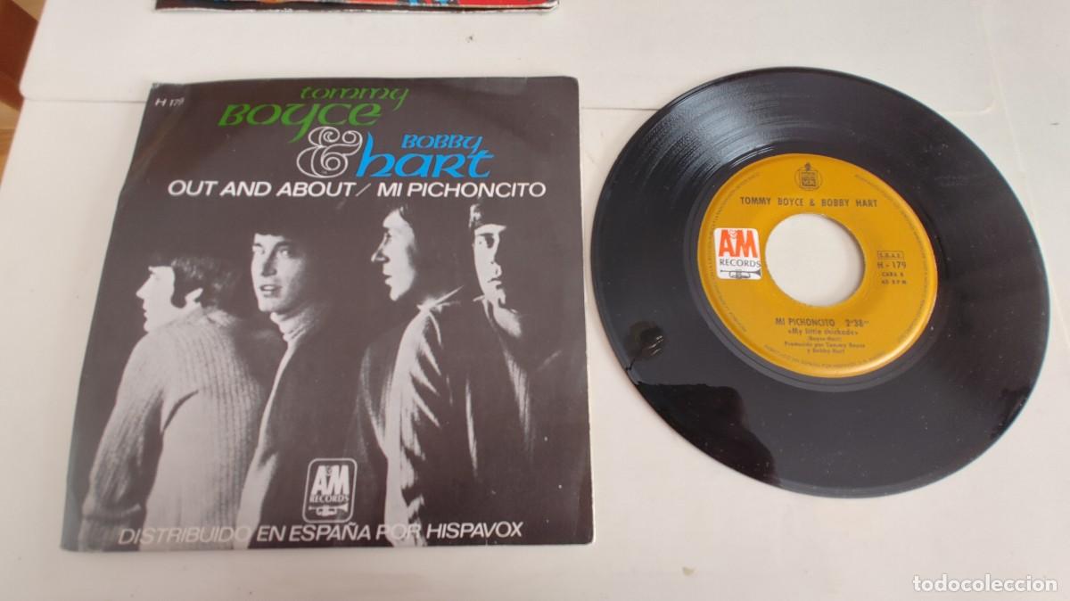 Discos de vinilo: TOMMY BOYCE & BOBBY HART-SINGLE OUT AND ABOUT - Foto 1