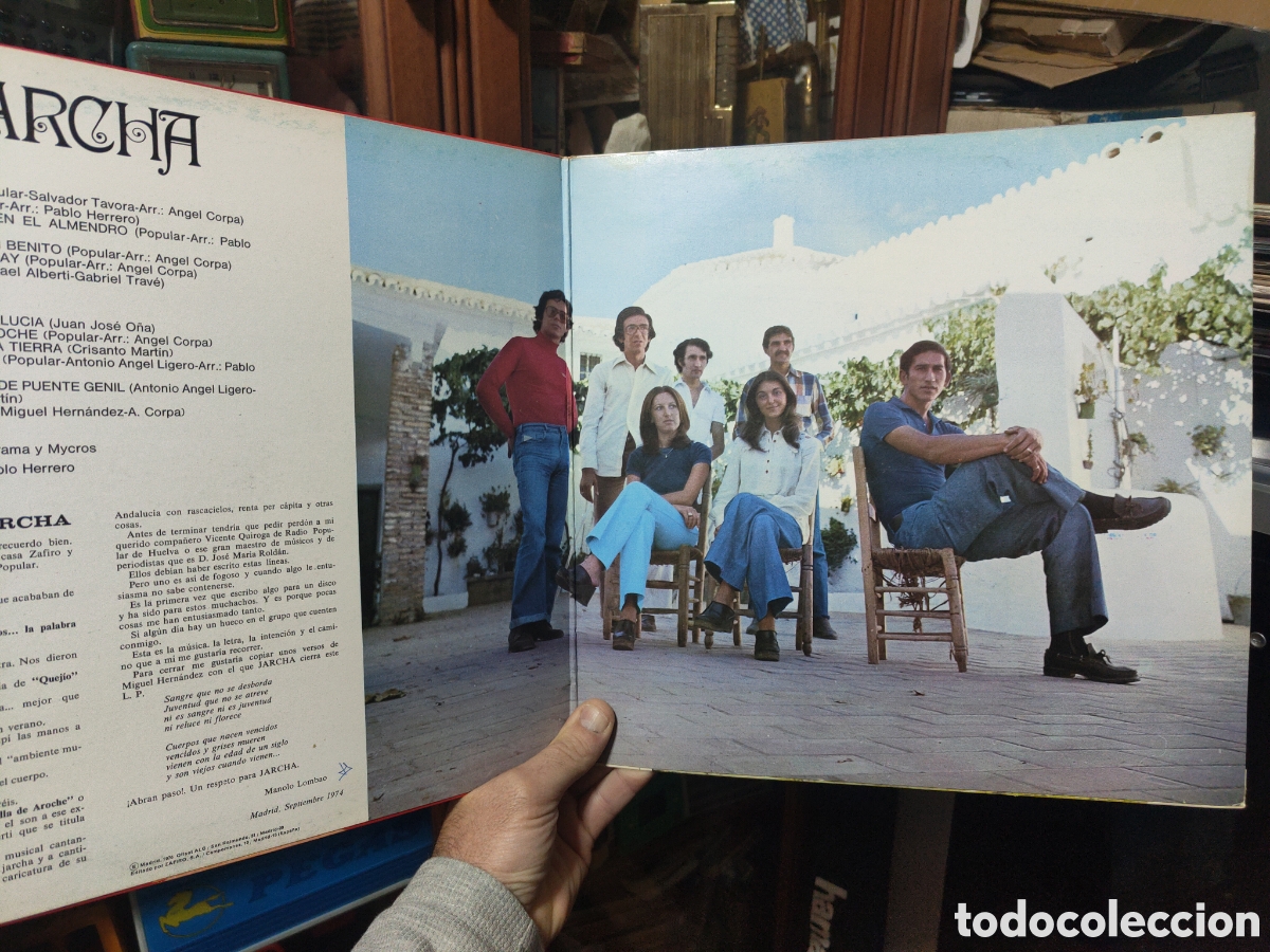 Discos de vinilo: JARCHA- NUESTRA ANDALUC&Iacute;A - Foto 2