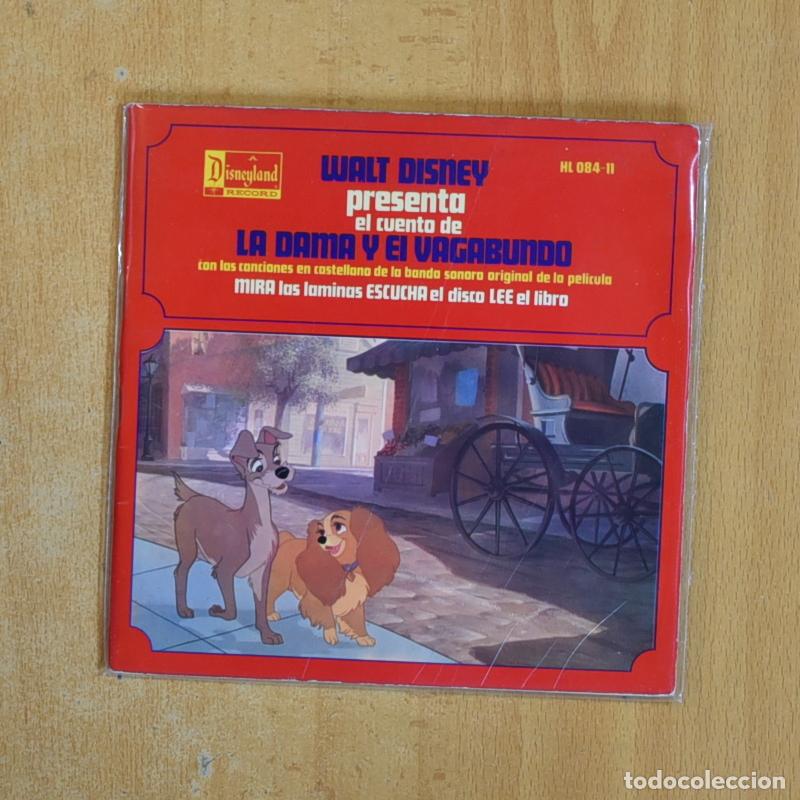 Discos de vinilo: WALT DISNEY - LA DAMA Y EL VAGABUNDO - EP - Foto 1