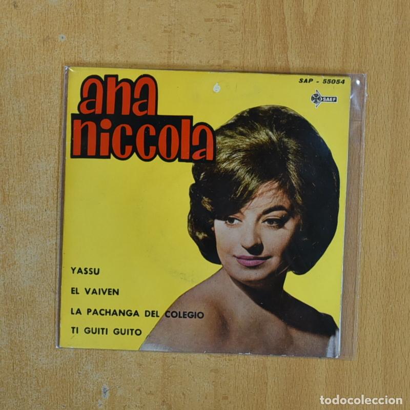Discos de vinilo: ANA NICCOLA - YASSU + 3 - EP - Foto 1