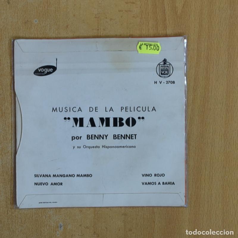 Discos de vinilo: BENNY BENNET - MAMBO - EP - Foto 2