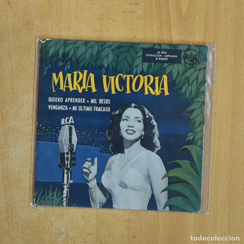 Discos de vinilo: MARIA VICTORIA - QUIERO APRENDER + 3 - EP - Foto 1