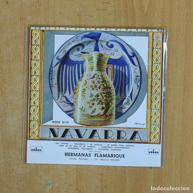 Discos de vinilo: HERMANAS FLAMARIQUE - NAVARRA - E - Foto 1