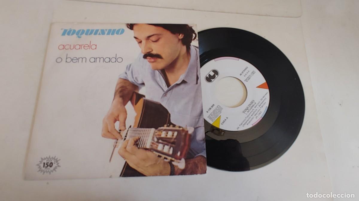 Discos de vinilo: TOQUINHO-SINGLE ACUARELA-NUEVO - Foto 1