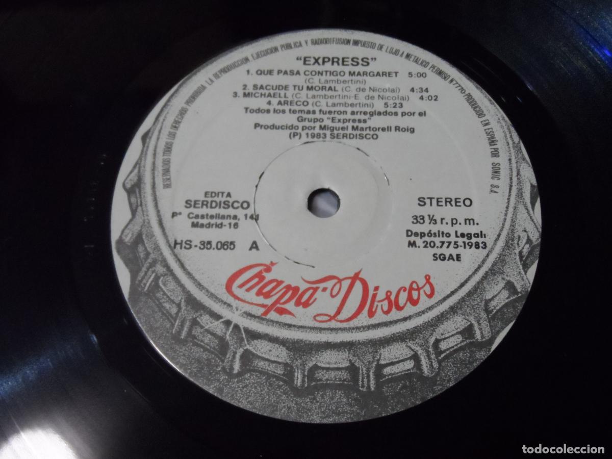 Discos de vinilo: Express &ndash; Express (SPAIN 1983) - Foto 3