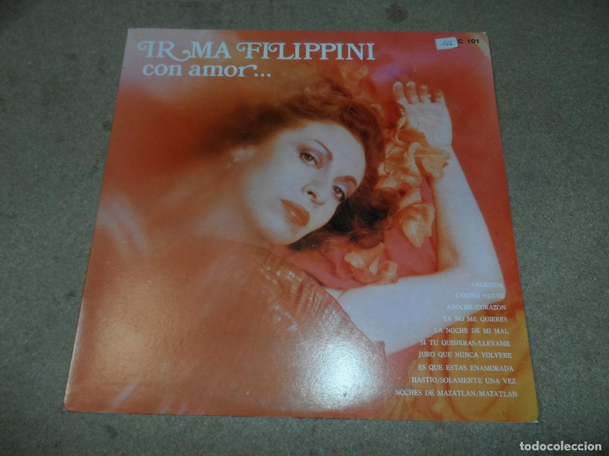 Discos de vinilo: Irma Filippini &ndash; Con Amor... (MEXICO 1987) - Foto 1