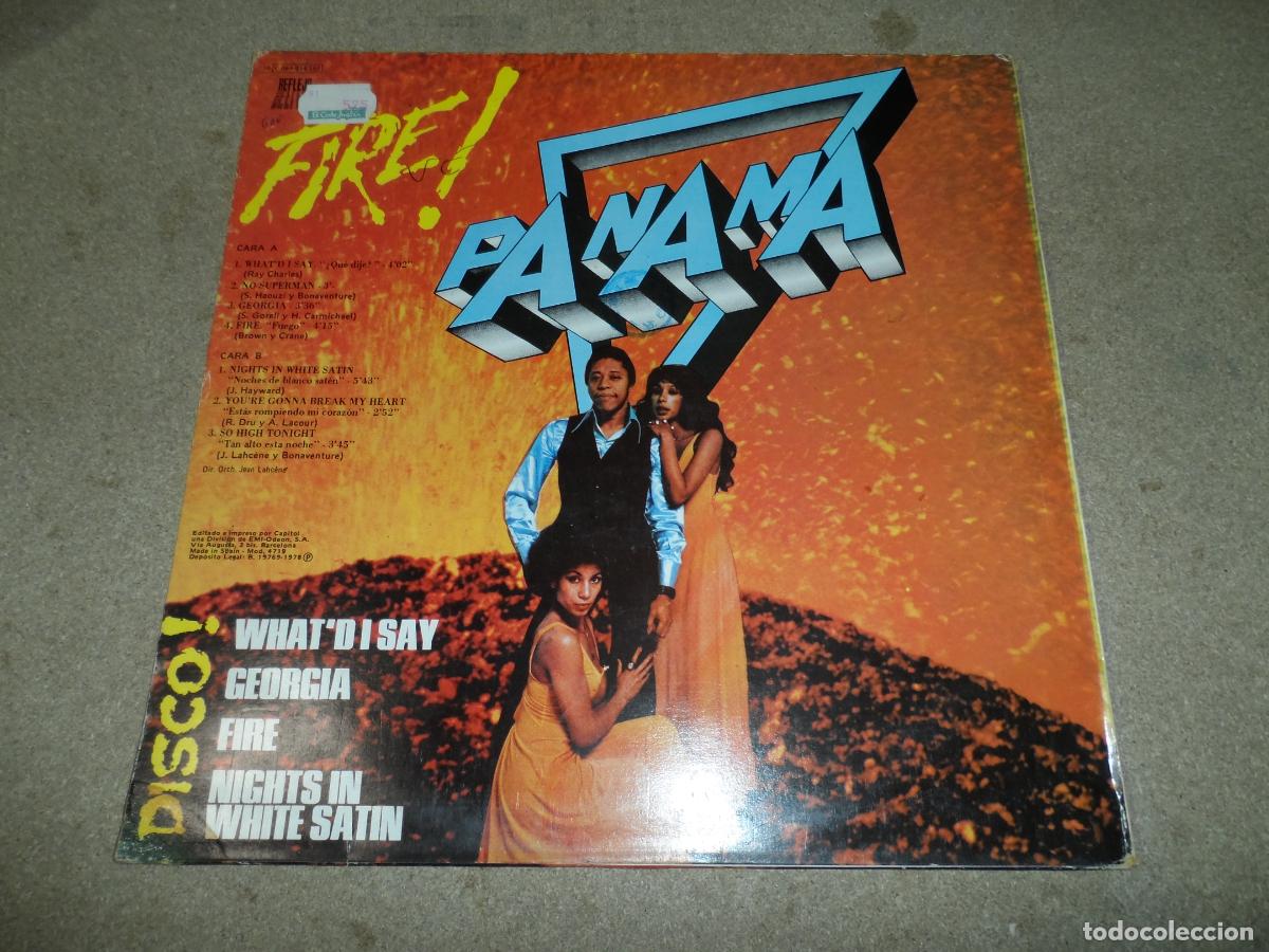 Discos de vinilo: Panama - Fire (SPAIN 1978) - Foto 2