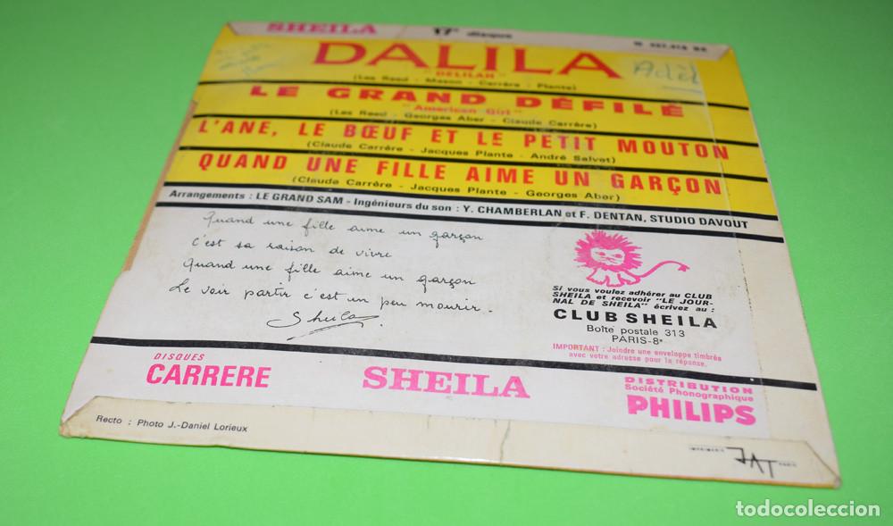 Discos de vinilo: SHEILA - DALILA - EP FRANCES - Foto 3