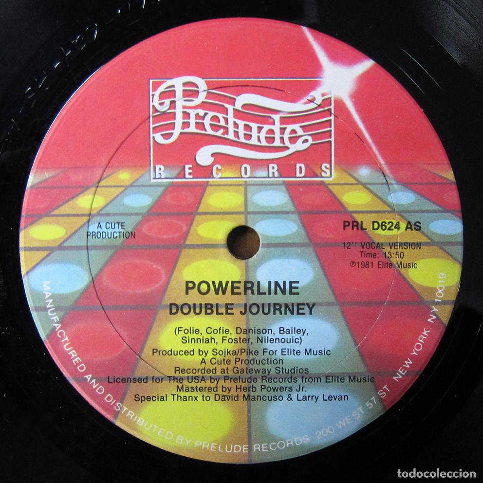 Discos de vinilo: POWERLINE - DOUBLE JOURNEY / JOURNEY - 1981 - - Foto 1