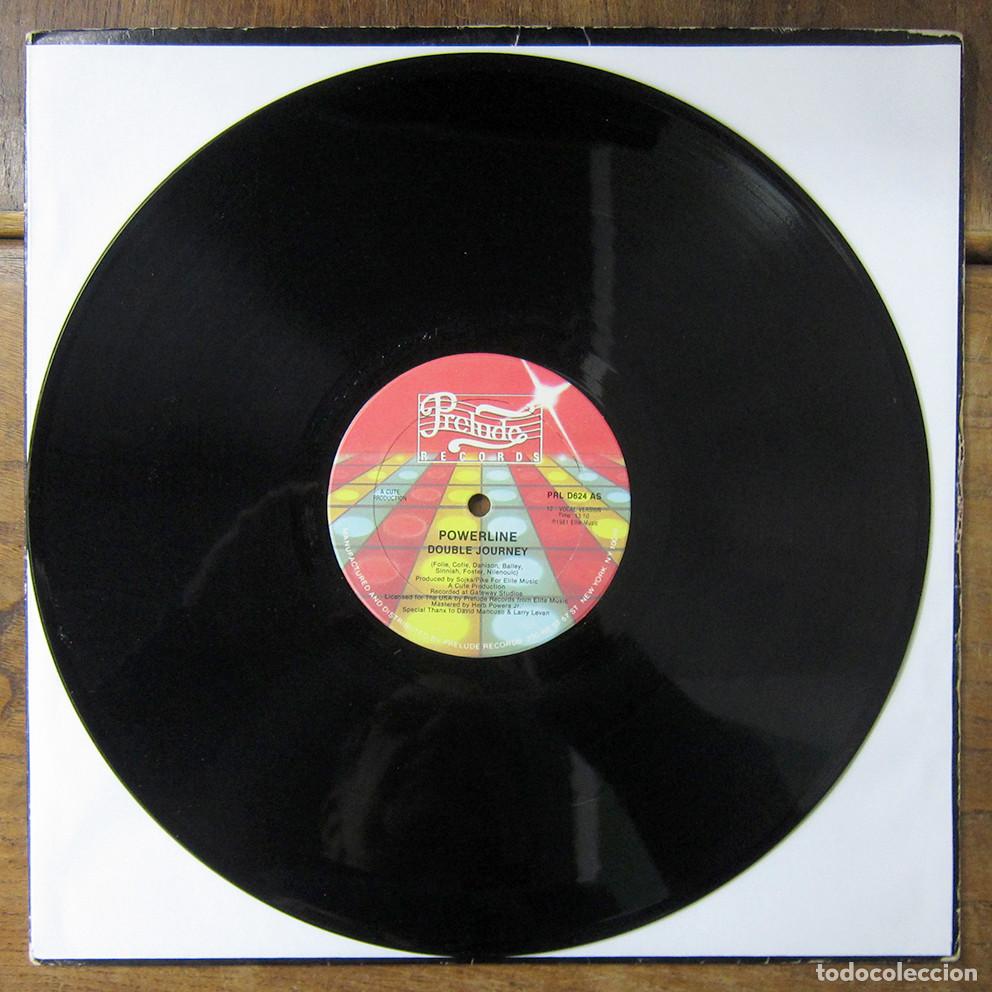Discos de vinilo: POWERLINE - DOUBLE JOURNEY / JOURNEY - 1981 - - Foto 2