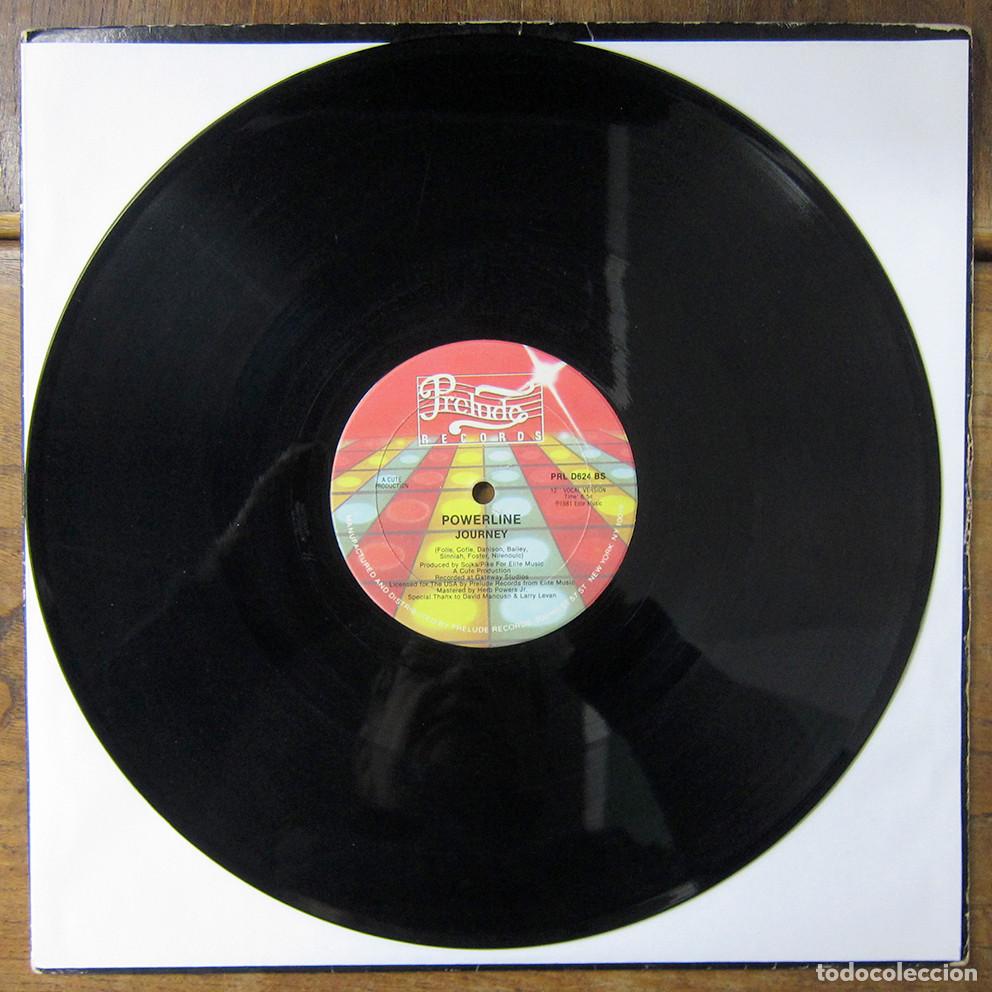 Discos de vinilo: POWERLINE - DOUBLE JOURNEY / JOURNEY - 1981 - - Foto 4