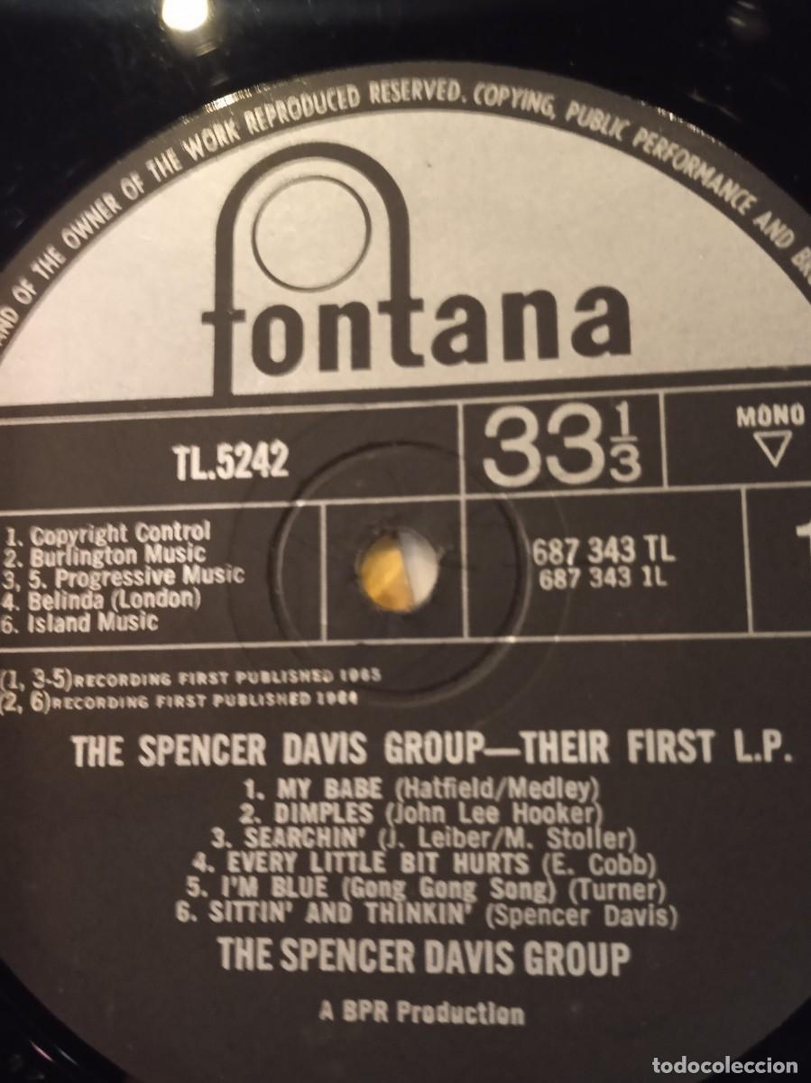 Discos de vinilo: SPENCER DAVIS GROUP- THEIR FIRST LP. LP ORIGINAL UK. - Foto 3